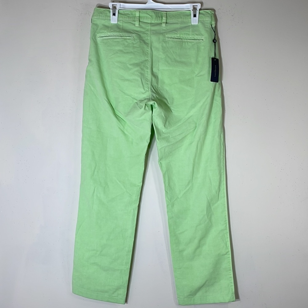 Turtleson Pima Cotton Highrise State Street Hybrid Lime Jeans. 33. NWT. - Picture 7 of 9
